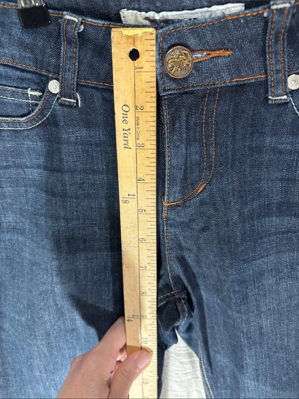 Joe's Jeans The Honey Bootcut Jeans Size 28 Curvy Fit Dark Wash Stretch - Picture 5 of 10